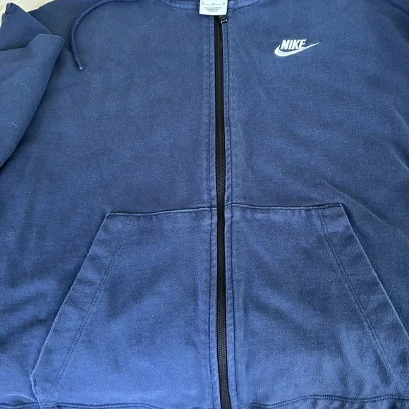 Nike Thinner Navy Hoodie - Picture 5 of 7